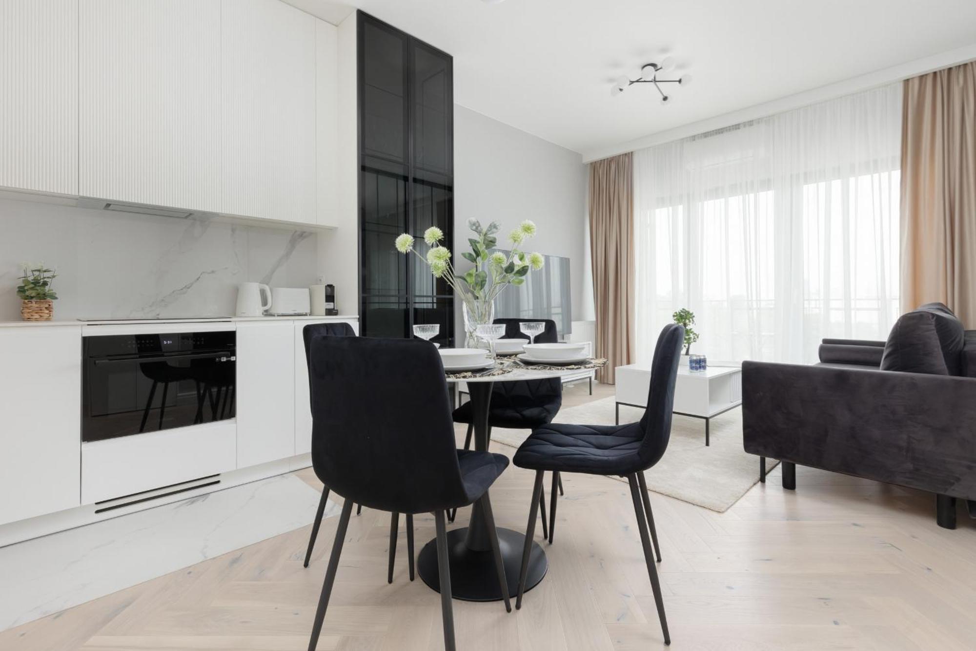 Art Deco Apartment Mokotow With Parking & Gym By Renters Prestige Varsó Kültér fotó
